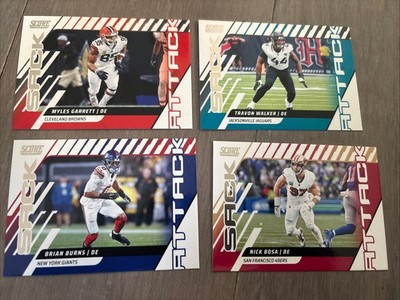 2025 Score ''Sack Attack'' U Pick Cards to complete set updated 10/10