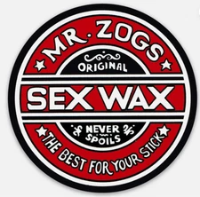 Sex Wax sticker, 3" BRAND NEW