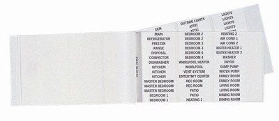 Ideal 44-154 Wire Marker Booklet  1/2'' Size  Durable Material  Easy Use