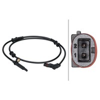 Sensor Raddrehzahl 2-Polig Aktiver Sensor 1.010 Mm Kabel Hella FüR U.A. MB GLE