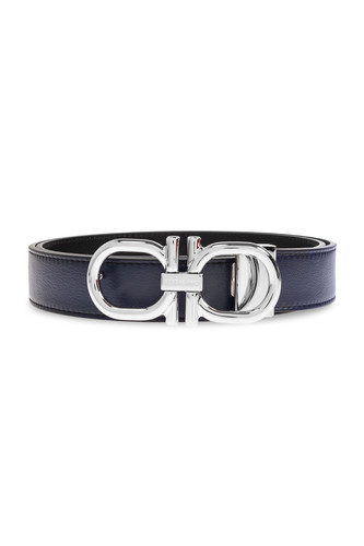 FERRAGAMO Adj Graphite Reversible Belt New & Authentic