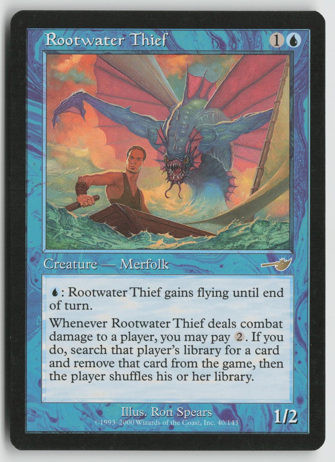 Rootwater Thief Lightly Played Nemesis Magic: The Gathering