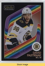 2023 O-Pee-Chee Platinum Retro Pack Wars Black Variant David Pastrnak READ 0h9s