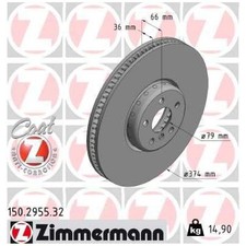 Bremsscheibe vorne rechts für BMW I4 G26 X5 G05 X6 G06 X7 G07 | 26223946
