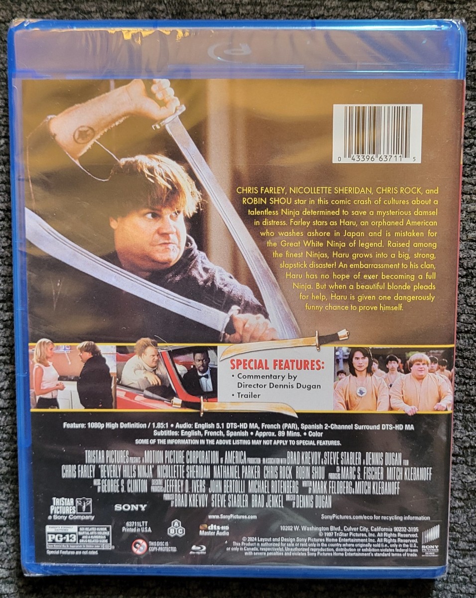 Beverly Hills Ninja BLU-RAY Chris Farley 43396637115| eBay