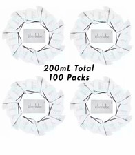 Uberlube 100 Sample/Travel Size Packs 2mL Each- 200 mL Total