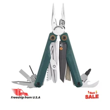 Leatherman Wave Alpha Multi-Tool, Green/ Hot Sale~~Freeship