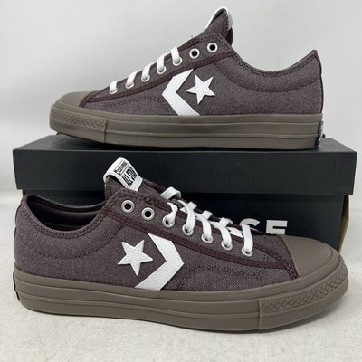 Converse Star Player 76 Low Canvas Rugged Brown White Mens Casual Sneakers  Shoes