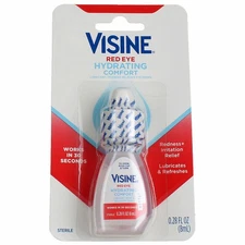 2 Pack Visine Red Eye Hydrating Lubricant Eye Drops, 0.28 fl oz