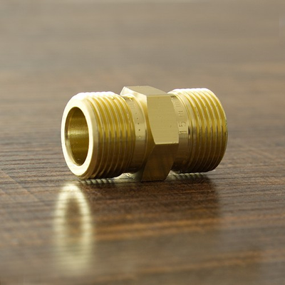 #ad Pressure Washer Hose Connector M22 14mm Male to M22 14mm Male Brass $4.90