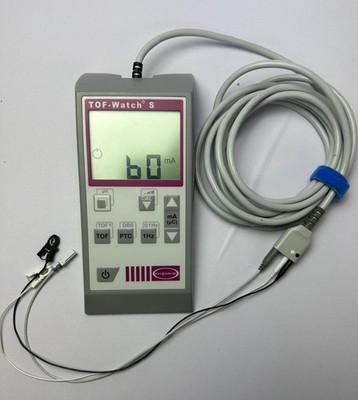 Organon TOF-Watch S Neuromuskulärer Monitor / Nervenstimulator mit Patientenkabe