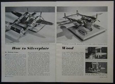 HowTo SILVERPLATE WOOD Plaster Models COPPERPLATE SHOES 1947 Info