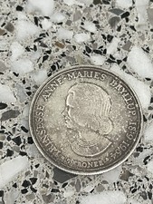1964 DENMARK King Frederick IX Silver Princess ANNE MARIE WEDDING 5K