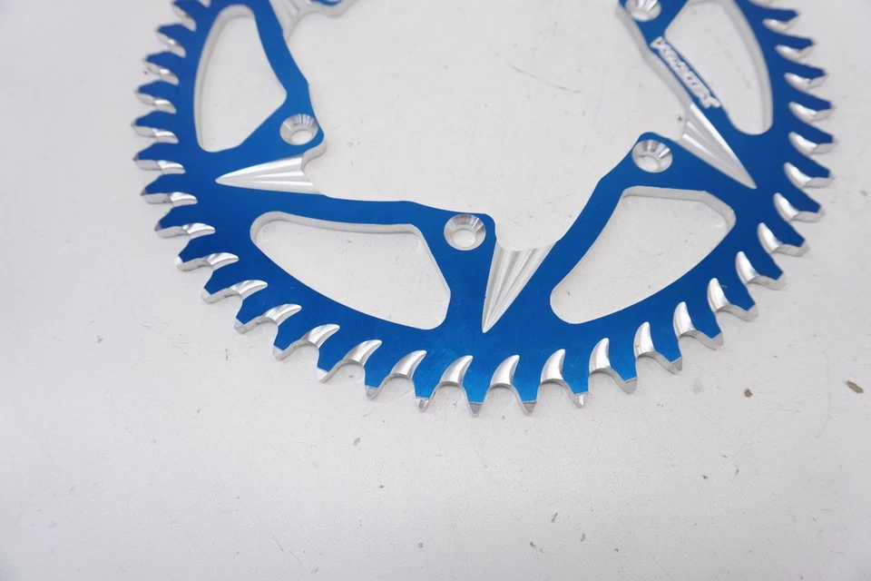 Piñón trasero KX250F KX450F Vortex 52T azul aluminio 422-52 Kawasaki M62 Foto 4 de 4