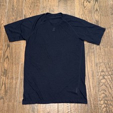Tyndale AR FR Cat 1 Mens Short Sleeve Flame Resistant Blue Base T Shirt Medium