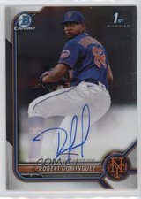 2022 Bowman Chrome Prospect Auto Robert Dominguez #CPA-RD Auto 15ny
