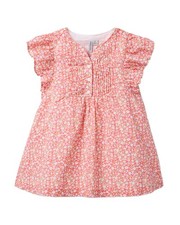 Janie And Jack Ditsy Floral Pintuck Dress