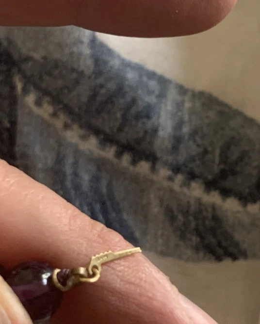 美丽全新 30 英寸正品天然紫水晶和 14KY 金项链 阅读 — 第 4/4 张图片