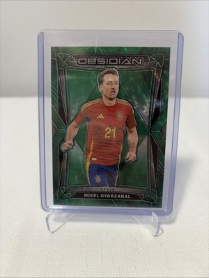 2024-25 Obsidian Soccer Mikel Oyarzabal Electric Etch Imperial Jade /26 Spain
