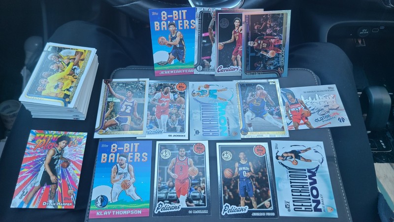2025-26 Topps Basketball HUGE Lot Of 100 Cards Foil Shimmer RC Insert SEE PHOTOS
