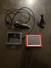 Garmin Red Nuvi 205 2009 GPS Navigation System Car Charger Case Bundle Works