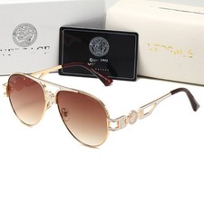 Versacee Classic Sunglasses Round sunshade fishing sunglasses with Box