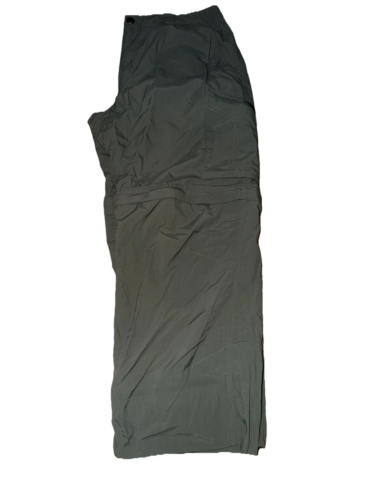 Columbia Men's PFG Omni-Shade Windbreaker convertible Pants Green, Size 38x30