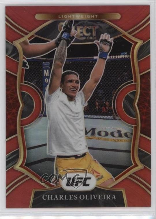 2021 Panini Select UFC Concourse Red Prizm 12/99 Charles Oliveira #68 1d77