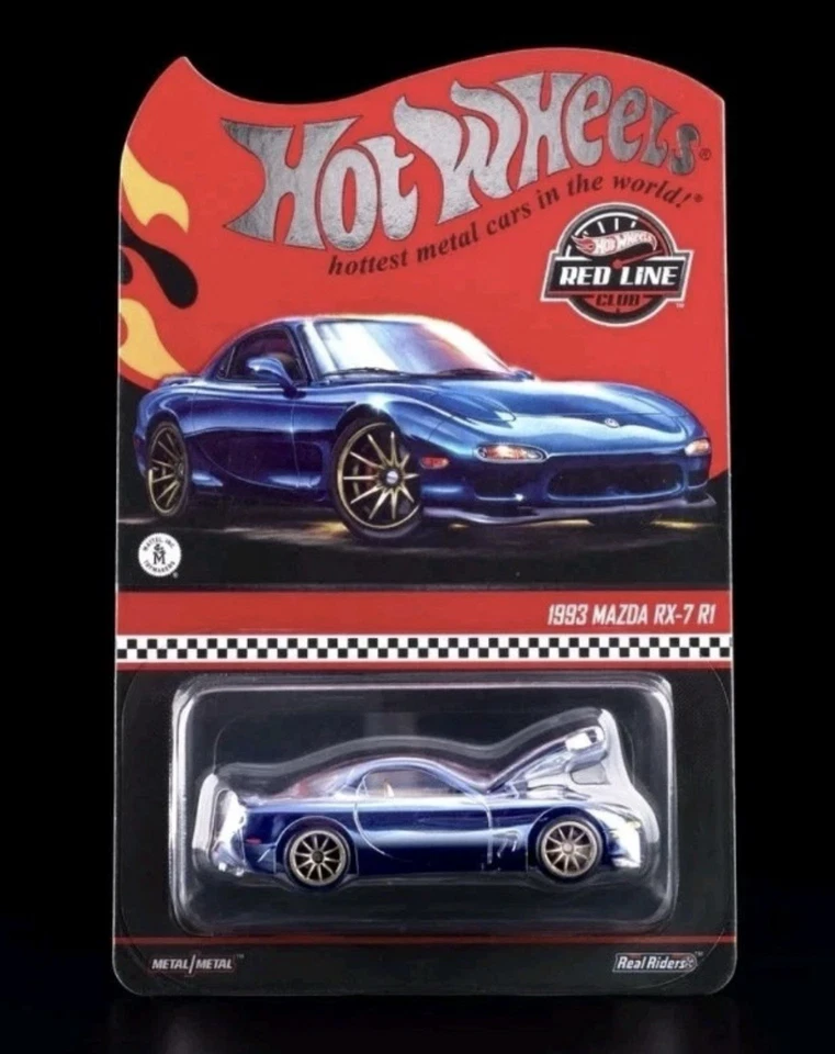 Mazda RX-7 R1 JCP16 MATTEL FD3s 1993 exclusivo Hot Wheels RLC RED LINE CLUB NUEVO Foto 3 de 4