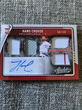 2022 Absolute Tools Of The Trade 4 Swatch Signature Hans Crouse Ser#88/99 Philly