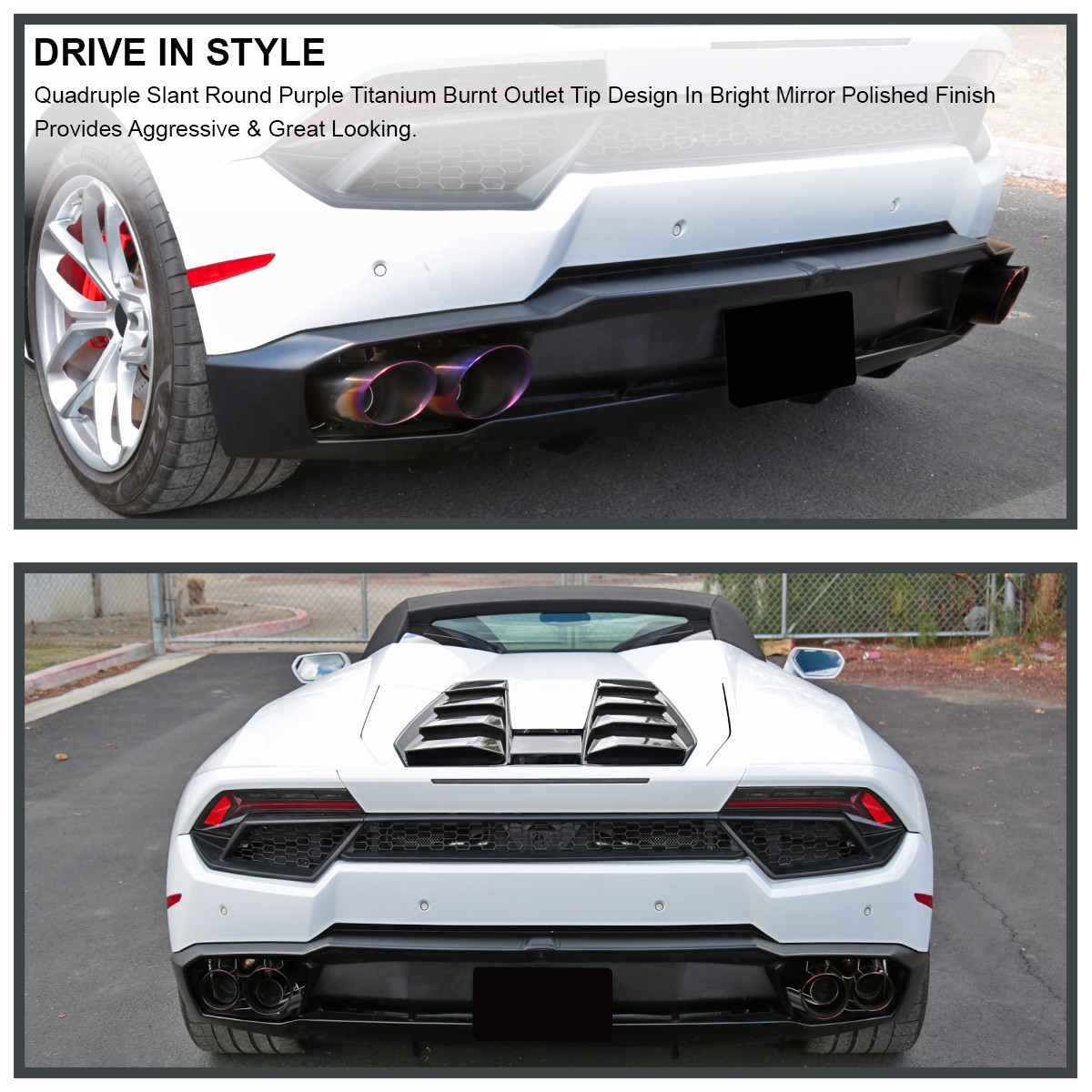 Lamborghini Huracan 2015-2019 Exhaust systems Set
