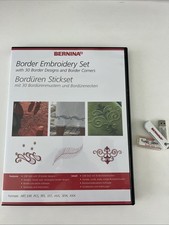 Bernina Border Embroidery Design Set on USB for Mega Hoop with Color Chart