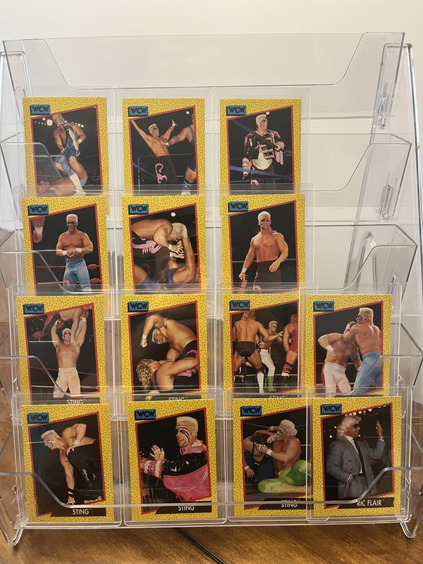 Impel 1991 WCW Wrestling 14 Card Lot Sting Ric Flair See Desc.