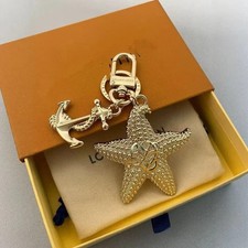 Starfish Keychain Sea Charms Key Ring Purse Bag Backpack Car Key Charm/gifts