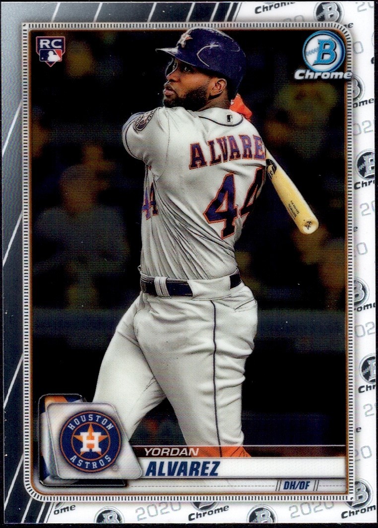2020 Bowman Chrome #25 Yordan Alvarez RC Houston Astros