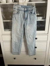 Zara Girls Relaxed Fit Light Blue Jeans 10yo