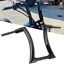 16" Rise APE Hanger Handlebar 2" DNA Monster Fat Bars For Harley Tour Road Glide