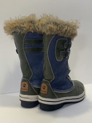 green bearpaw boots