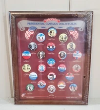 DEMOCRATIC PRSIDENTIAL CAMPAIGN COLLECTIBLE BUTTONS - PINS 1896-1984
