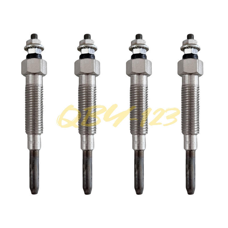 4PCS Glow Plug 32A66-03100 For Mitsubishi S4Q2 S4S Forklift 12V F18B FD28 FD35A