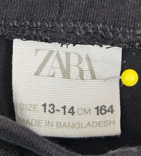 Zara Girls Leggings 13-14 Black Cotton Blend Slim Stretch Regular Fit Yoga Pants - Picture 17 of 19