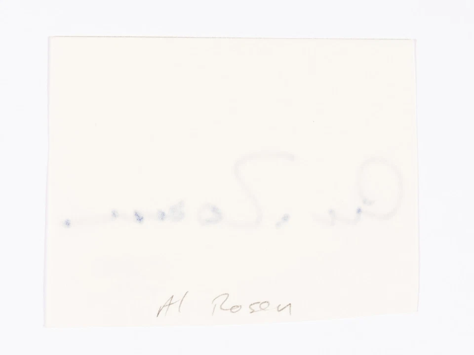 Al Rosen Signed Cut Index Card PSA/DNA COA 1948 Indians Baseball Autograph MVP - Image 3 of 4