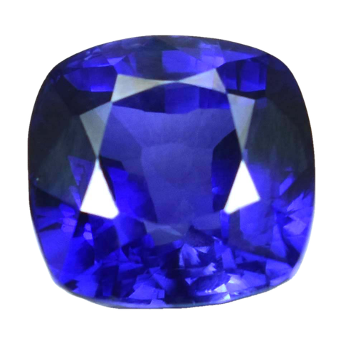 Saphir Bleu Naturel 6.50 Carats - Taille Coussin - Certifié AGL - Non Traité - Sri Lanka