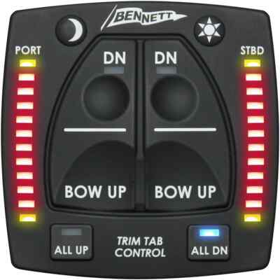 Bennett OBI9000-H Hydraulic Integrated Trim Tab Control with LED Indicator Kit