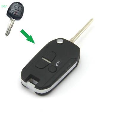 Remote Flip Key Shell Case For Mitsubishi Grandis Outlander Lancer EVO 3 Buttons