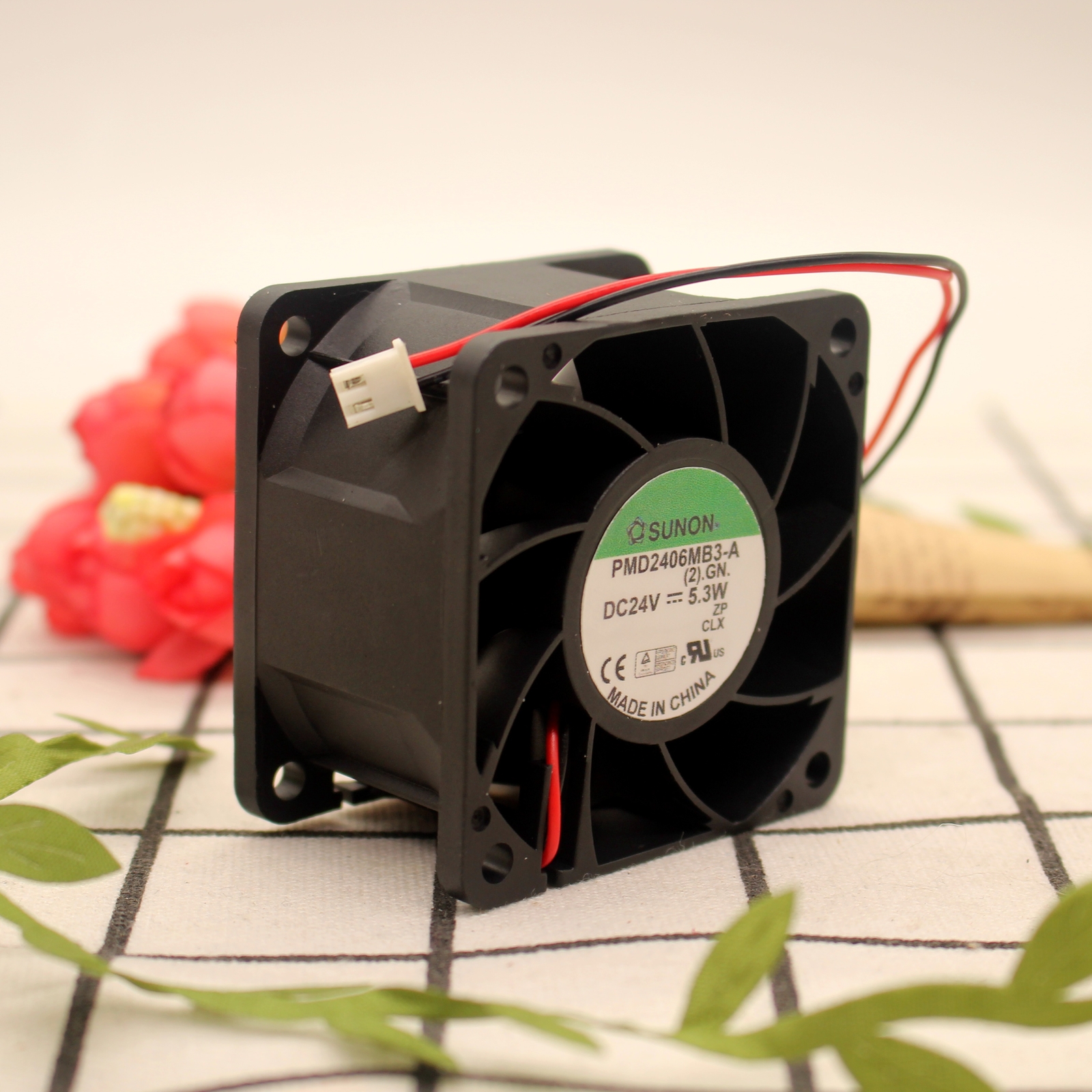 SUNON PMD2406PMB3-A DC24V 5.3W 2-Pin Inverter Cooling Fan - Foto 2