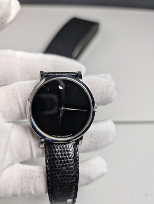 Vintage Movado Museum Automatic Mens Watch 84-F4-1891 Stainless Lizard  Band