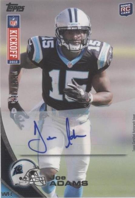 2012 Topps Kickoff Joe Adams #13 - 1 of 2