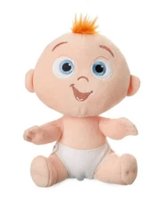 DISNEY 7" PLUSH JACK JACK BABY BOY PIXAR INCREDIBLES 2 SMALL STUFFED TOY NWT USA