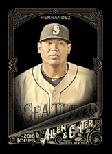 2018 TOPPS ALLEN GINTER X BASEBALL BASE CARD #262 Felix Hernandez Mariners